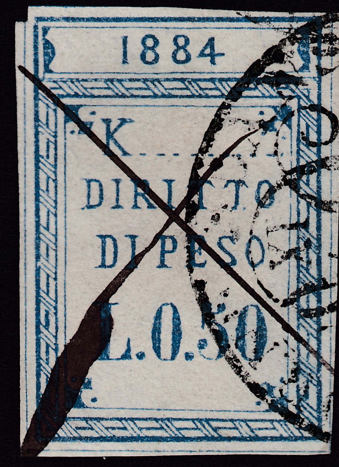 Marca da Bollo del Comune di 1) MARCHE GENERICHE 1)REGNO su Carta Bianca di dimensioni 24 X 35 mm