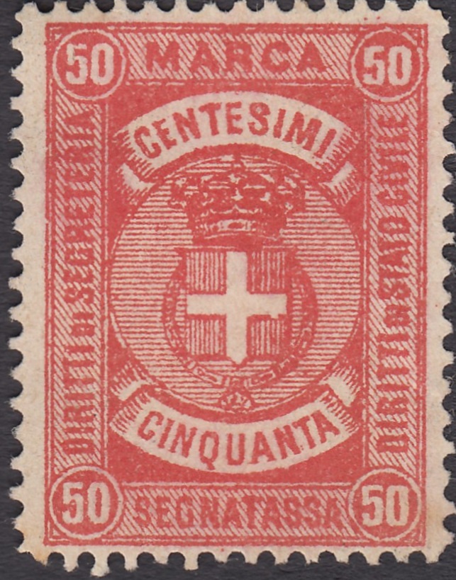 Marca da Bollo del Comune di 1) MARCHE GENERICHE 1)REGNO su Carta Bianca di dimensioni 22 x 30,5 mm
