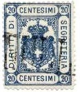 Marca da Bollo del Comune di 1) MARCHE GENERICHE 1)REGNO su Carta Bianca di dimensioni 23,5 x 29,5 mm