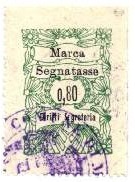 Marca da Bollo del Comune di 1) MARCHE GENERICHE 1)REGNO su Carta Bianca Sottile di dimensioni 21 x 30 mm