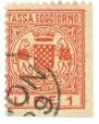 Marca da Bollo del Comune di 1) MARCHE GENERICHE 1)REGNO su Carta Bianca Sottile di dimensioni 36 x 23 mm