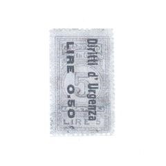 Marca da Bollo del Comune di 1) MARCHE GENERICHE 1)REGNO su Carta Bianca Sottile di dimensioni 20,5 x 36,5 mm