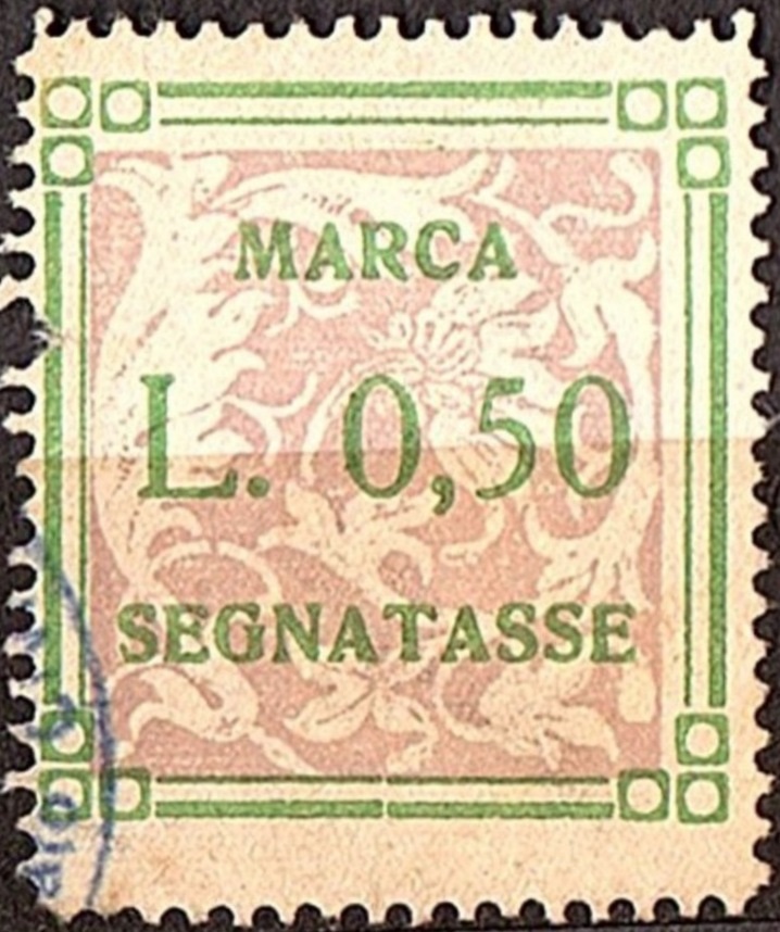 Marca da Bollo del Comune di 1) MARCHE GENERICHE 1)REGNO su Carta Bianca di dimensioni 22 x 22 mm