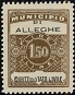 Marca da Bollo del Comune di ALLEGHE su Carta Bianca Sottile di dimensioni 22 x 29 mm
