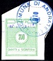 Marca da Bollo del Comune di ANDRATE su Carta Bianca di dimensioni 24 x 29,5 mm