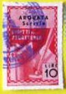 Marca da Bollo del Comune di ARQUATA SCRIVIA su Carta Bianca di dimensioni 21,5 x 32,5 mm