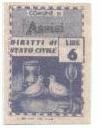 Marca da Bollo del Comune di ASSISI su Carta Bianca di dimensioni 21,5 x 32,5 mm