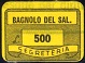 Marca da Bollo del Comune di BAGNOLO DEL SALENTO su Carta Colorata di dimensioni 19 x 14,5 mm