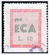 Marca da Bollo del Comune di BARI su Carta Bianca di dimensioni 19 x 24 mm