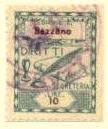 Marca da Bollo del Comune di BAZZANO su di dimensioni 20 x 26 mm
