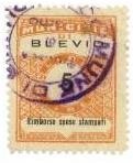 Marca da Bollo del Comune di BLEVIO su Carta Bianca di dimensioni 22,5 x 29 mm