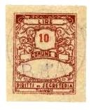 Marca da Bollo del Comune di BORGO D´ALE su Carta Bianca Sottile di dimensioni 22,5 x 29 mm