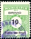 Marca da Bollo del Comune di BRIVIO su Carta Bianca di dimensioni 22,5 x 29 mm