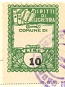 Marca da Bollo del Comune di CABELLA LIGURE su Carta Bianca Sottile di dimensioni 22 x 29 mm