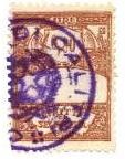 Marca da Bollo del Comune di CALITRI su Carta Bianca di dimensioni 22 x 29 mm
