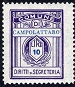 Marca da Bollo del Comune di CAMPOLATTARO su Carta Bianca di dimensioni 21 x 27,5 mm
