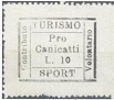 Marca da Bollo del Comune di CANICATTI su Carta Bianca di dimensioni mm