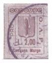 Marca da Bollo del Comune di CASSANO DELLE MURGE su Carta Bianca di dimensioni 17,5 x 24 mm