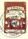 Marca da Bollo del Comune di CASTEL BARONIA su Carta Bianca di dimensioni 20,5 x 29,5 mm
