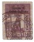 Marca da Bollo del Comune di CASTEL GOFFREDO su Carta Bianca Sottile di dimensioni 20,5 x 29 mm