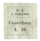 Marca da Bollo del Comune di CASTELLANETA su Carta Bianca di dimensioni 19 x 22 mm