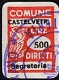 Marca da Bollo del Comune di CASTELVETERE IN VAL FORTORE su Carta Bianca di dimensioni 15 x 20 mm