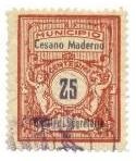Marca da Bollo del Comune di CESANO MADERNO su Carta Bianca Sottile di dimensioni 23 x 29 mm