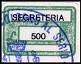 Marca da Bollo del Comune di COLOGNO AL SERIO su Carta Bianca di dimensioni 18,5 x 12,5 mm