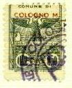 Marca da Bollo del Comune di COLOGNO MONZESE su Carta Bianca Sottile di dimensioni 18 x 24 mm