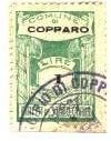 Marca da Bollo del Comune di COPPARO su Carta Bianca di dimensioni 20 x 27 mm