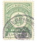 Marca da Bollo del Comune di POLA su Carta Bianca Sottile di dimensioni 23,5 x 31 mm