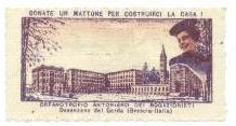 Marca da Bollo del Comune di DESENZANO DEL GARDA su Carta Bianca Sottile di dimensioni 44 x 27 mm