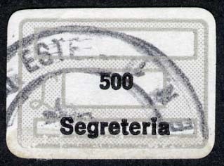 Marca da Bollo del Comune di ESTE su Carta Bianca di dimensioni 19,5 x 13,5 mm