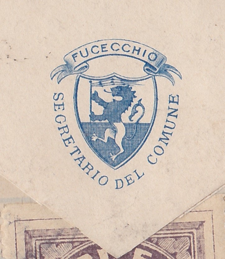 Marca da Bollo del Comune di FUCECCHIO su di dimensioni mm