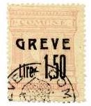 Marca da Bollo del Comune di GREVE IN CHIANTI su Carta Bianca di dimensioni 26 x 32,5 mm