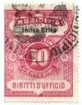 Marca da Bollo del Comune di INCISA IN VAL D´ARNO su Carta Bianca di dimensioni 23,5 x 30 mm