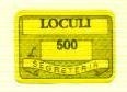 Marca da Bollo del Comune di LOCULI su Carta Bianca di dimensioni 20 x 13,5 mm