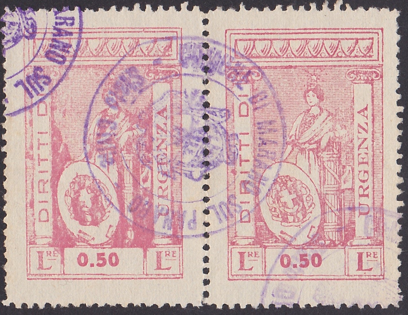 Marca da Bollo del Comune di MARANO SUL PANARO su Carta Bianca Sottile di dimensioni 23x 37 mm