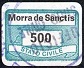 Marca da Bollo del Comune di MORRA DE SANCTIS su Carta Bianca di dimensioni 19 x 13 mm