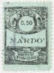 Marca da Bollo del Comune di NARDO´ su Carta Bianca Sottile di dimensioni 21 x 28,5 mm