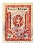 Marca da Bollo del Comune di NOICATTARO su Carta Bianca di dimensioni 22 x 30,5 mm