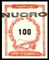 Marca da Bollo del Comune di NUORO su Carta Bianca Sottile di dimensioni 20 x 26 mm