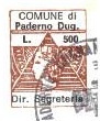 Marca da Bollo del Comune di PADERNO DUGNANO su Carta Bianca di dimensioni 17 x 22 mm