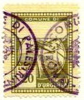 Marca da Bollo del Comune di PALESTRINA su Carta Bianca di dimensioni 22 x 29 mm