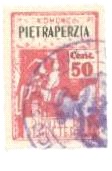 Marca da Bollo del Comune di PIETRAPERZIA su Carta Bianca Sottile di dimensioni 21 X 32 mm