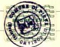 Marca da Bollo del Comune di PIEVE DI CORIANO su Carta Bianca di dimensioni 24,5 x 18 mm