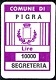Marca da Bollo del Comune di PIGNA su Carta Bianca di dimensioni 15 x 21 mm