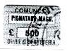 Marca da Bollo del Comune di PIGNATARO MAGGIORE su Carta Bianca di dimensioni 21 x 15 mm