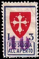 Marca da Bollo del Comune di PISA su Carta Bianca di dimensioni 12 x 27 mm