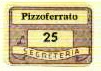 Marca da Bollo del Comune di PIZZOFERRATO su Carta Bianca di dimensioni 20 X 14 mm